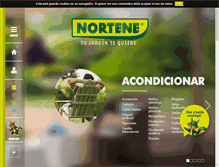 Tablet Screenshot of nortene.es